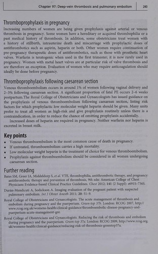 Cover for Analgesia, Anaesthesia and Pregnancy