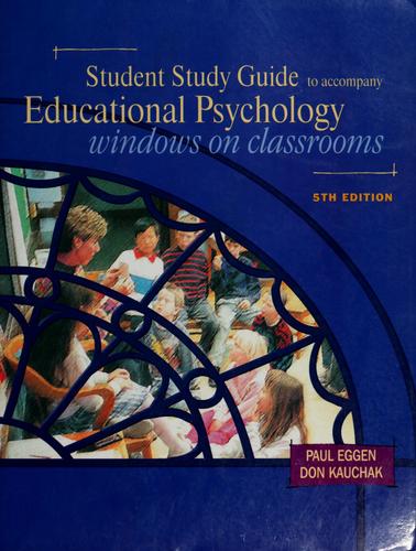Cover for Student study guide to accompany educational psychology