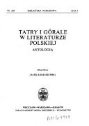 Cover for Tatry i górale w literaturze polskiej