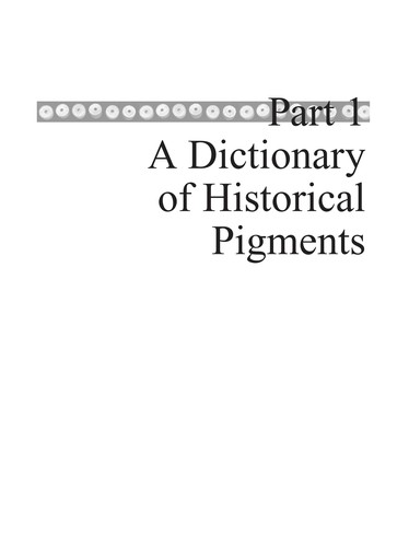 Cover for Pigment compendium