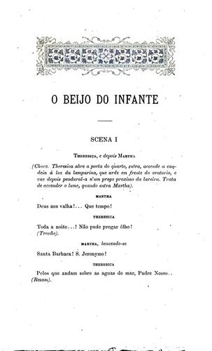 Cover for O beijo da infante