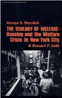 Cover for The Ecology of Welfare
