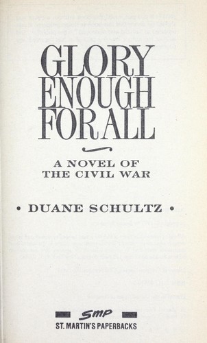 Cover for Glory Enough for All
