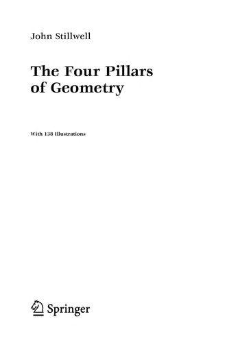 Cover for The four pillars of geometry