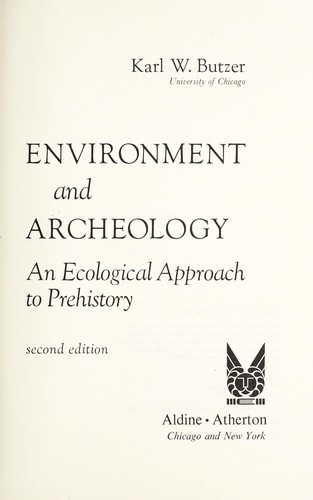 Cover for Environment and Archaeology