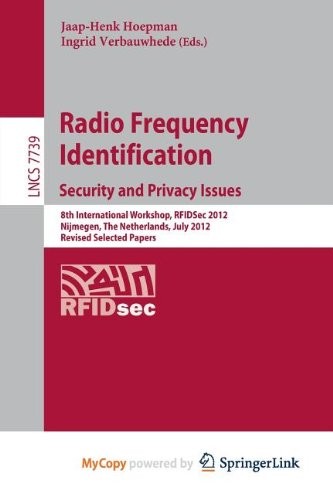 Cover for Radio Frequency Identification : Security and Privacy Issues