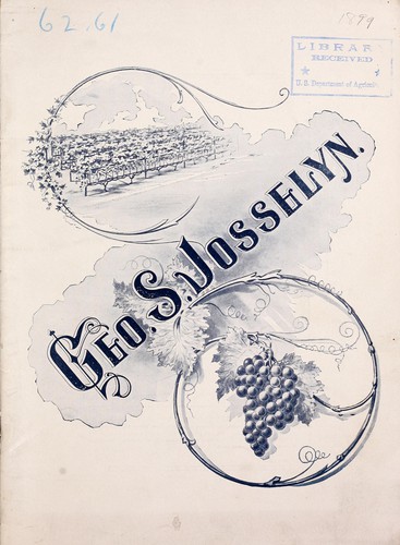 Cover for Geo. S. Josselyn