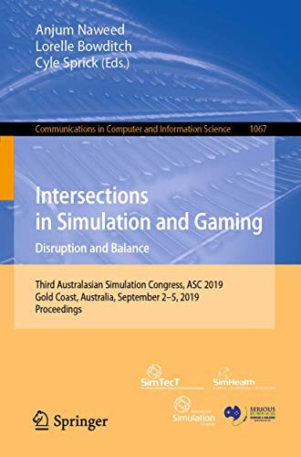 Cover for Intersections in Simulation and Gaming : Disruption and Balance