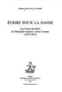 Cover for Ecrire pour la danse
