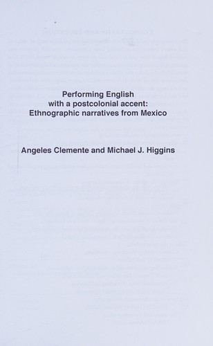 Cover for Performing English with a Postcolonial Accent