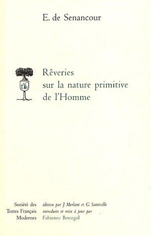 Cover for Rêveries sur la nature primitive de l'homme