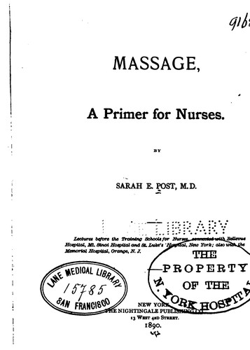 Cover for Massage