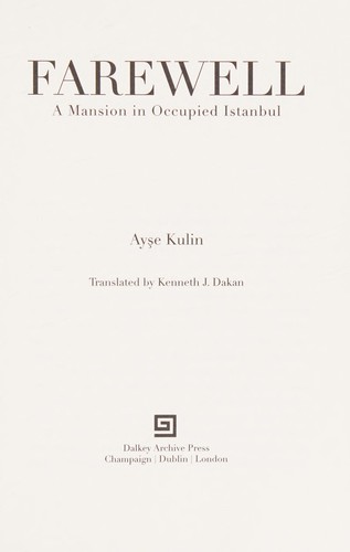 Cover for Farewell