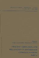 Cover for Fractals, diffusion and relaxation in disordered complex systems