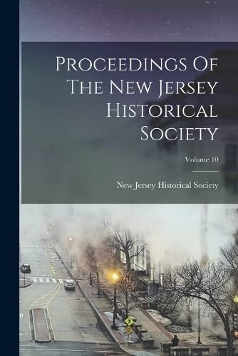 Cover for Proceedings of the New Jersey Historical Society; Volume 10