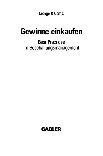 Cover for Gewinne einkaufen