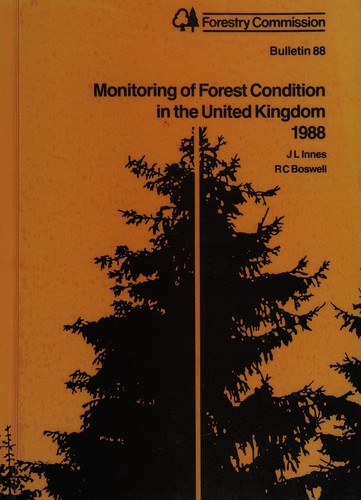 Cover for Monitoring of Forest Conditions in the United Kingdom