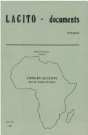 Cover for Tons et accents dans les langues africaines