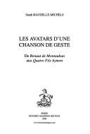 Cover for Les avatars d'une chanson de geste