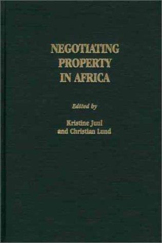 Cover for Negotiating property in Africa