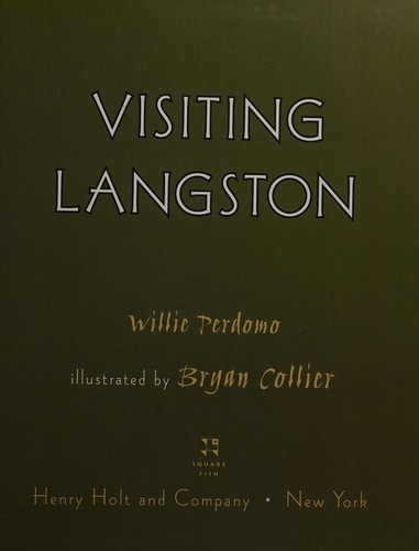 Cover for Visiting Langston