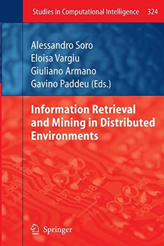Cover for Information Retrieval and Mining in Distributed Environments