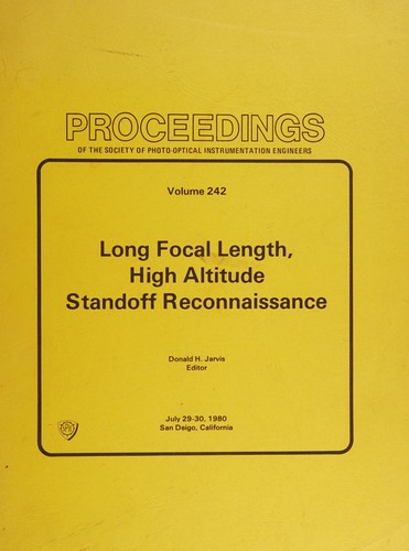 Cover for Long focal length, high altitude standoff reconnaisance