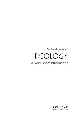 Cover for Ideology