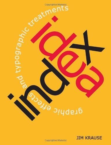 Cover for Idea index : graphic effects and typographic treatments