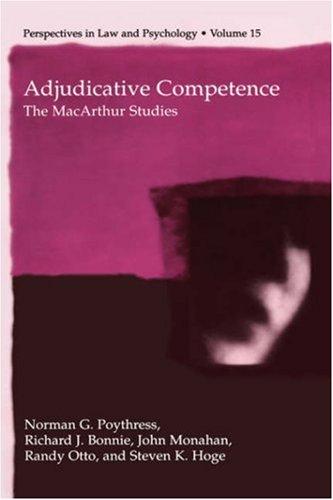 Cover for Adjudicative Competence
