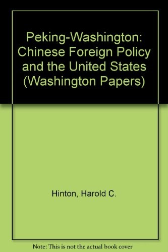 Cover for Peking-Washington