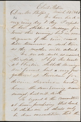 Cover for [Letter to] Dear Bro. Phelps