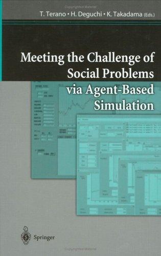 Cover for Meeting the Challenge of Social Problems via Agent-Based Simulation
