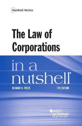 Cover for The Law of Corporations in a Nutshell
