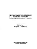 Cover for Microcomputer Decision Support Systems