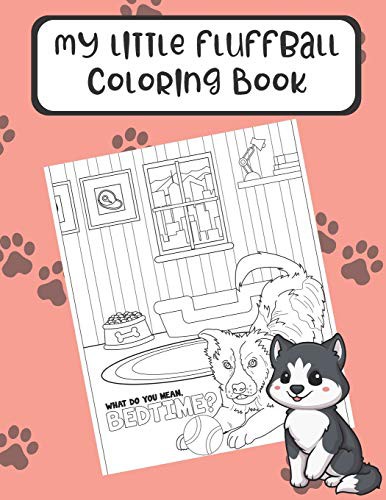 Cover for My Little Fluffball Coloring Book