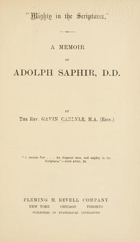 Cover for "Mighty in the Scriptures"