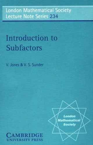 Cover for Introduction to subfactors
