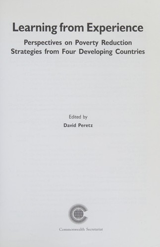 Cover for Learning from experience
