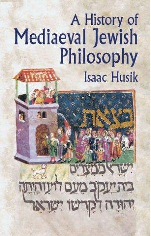 Cover for A History of Mediaeval Jewish Philosophy