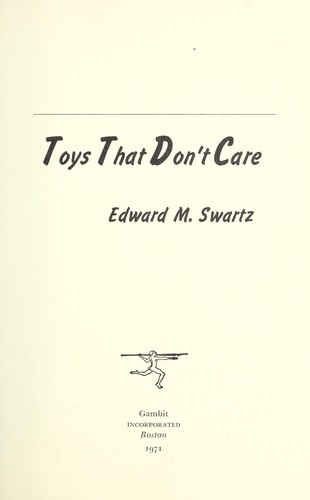 Cover for Toys that don't care