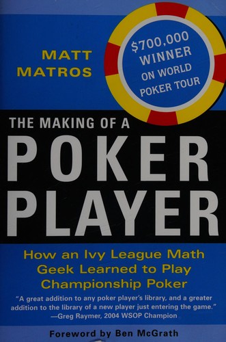Cover for The making of a poker player