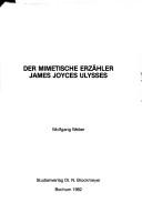 Cover for Der mimetische Erzähler James Joyces Ulysses