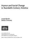 Cover for Humor and social change in twentieth-century America
