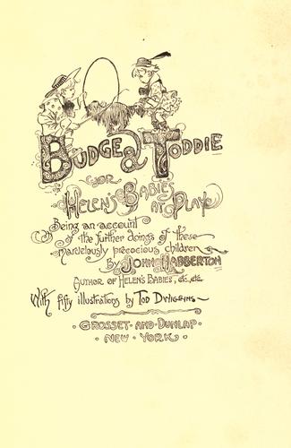 Cover for Budge & Toddie