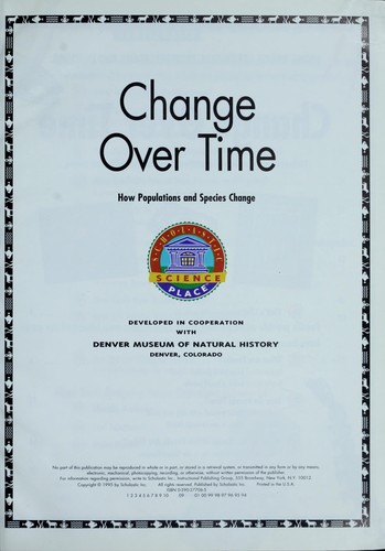 Cover for Change over time