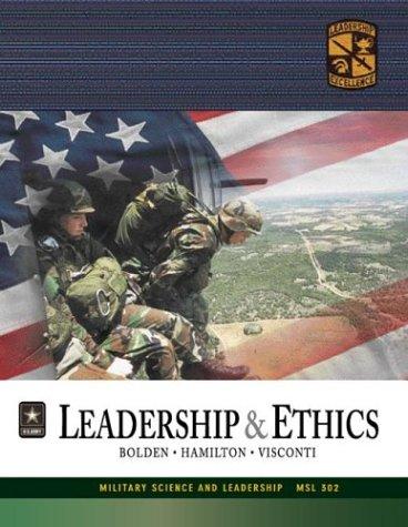 Cover for MSL 302 Leadership and Ethics Textbook