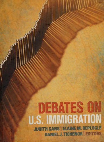 Cover for Debates on U.S. immigration