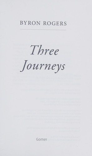 Cover for Three journeys
