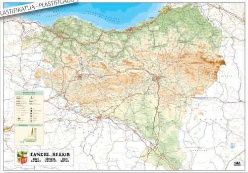 Cover for Mapa mural de Euskal Herria